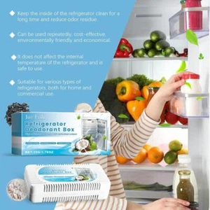 Refrigerator Deodorant Detergent Household Fridge Freshener Absorber Box O4M4 - Picture 1 of 14