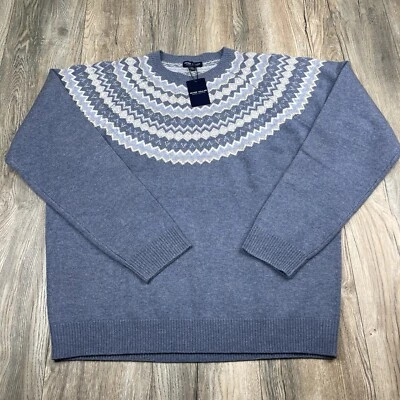 PETER MILLAR Crown Crafted "Brunhall" Fair Isle Wool/Cashmere Sweater Size XL - Image 1 of 4