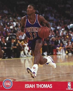 Isiah Thomas-Detroit Pistons-LICENSED 8x10 Basketball Photo - Picture 1 of 2