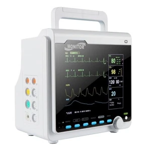 CE 8" ICU Vital Signs Patient Monitor ECG,NIBP,SPO2,PR,RESP,TEMP CMS6000 DE Ship - Picture 1 of 11