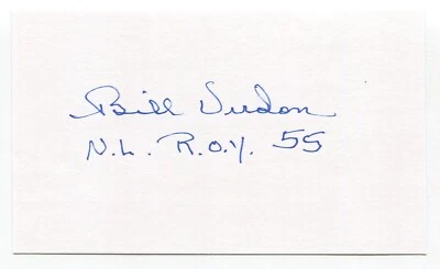 Bill Virdon Signed 3x5 Index Card Autograph Baseball MLB Pittsburgh Pirates - Image 1 of 2
