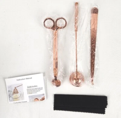 Kit de cortador de accesorios de extinción de cucharón recortador de mechas de velas 3 piezas Foto 1 de 2