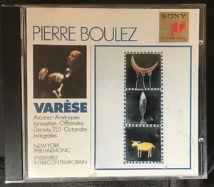 VARESE Arcana Ameriques Ionisation BOULEZ NY PHILHARMONIC Sony CD - Bild 1 von 2