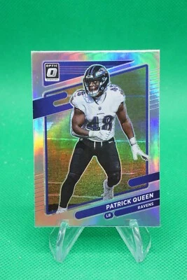2021 Donruss Optic Base Holo #130 Patrick Queen Baltimore Ravens ES6 - Image 1 of 2