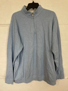 Peter Millar Crown Comfort Pullover MENS IN Cottage Blue SIZE XL XLARGE NWOT - Picture 1 of 4
