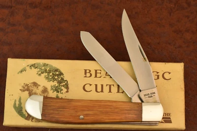 MINI CUCHILLO TRAMPERO OSO MGC 9 PUNTOS MADERA LISA BONITO CON CAJA ORIGINAL (19560) Foto 1 de 4