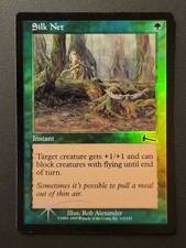 MTG Silk Net Urza's Legacy 112/144 Foil Common English Slight Curl LP