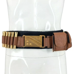 Boba Fett Cosplay Belt With Gold Buckle Bullets Bounty Hunter Costume Accessory - Picture 1 of 8