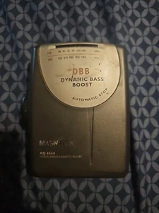 Vintage Magnavox AQ 6560 AM/FM Radio Cassette Player Parts Only HS5 - Picture 1 of 4