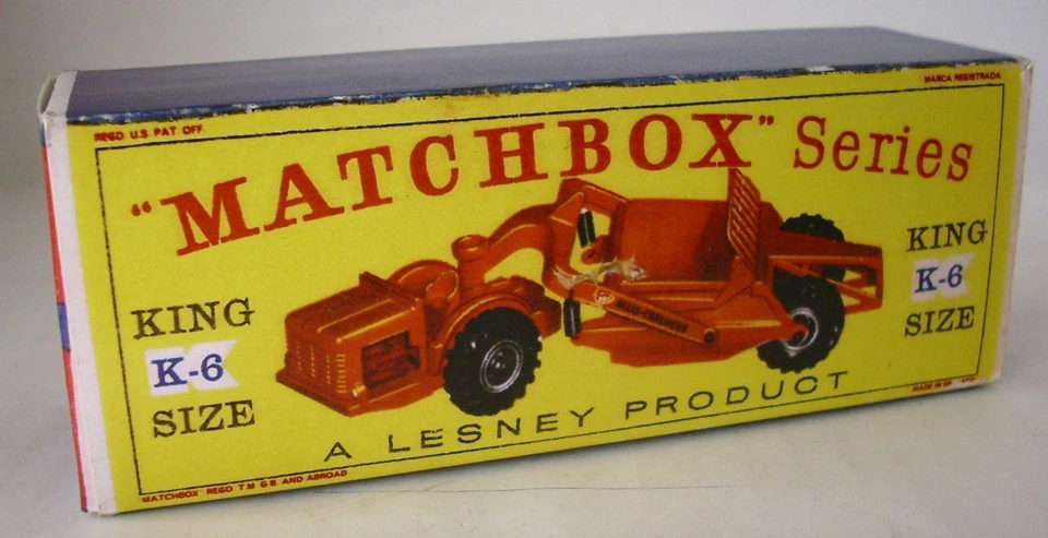 Repro Box Matchbox King Size K- 6 Earth Scraper - Bild 1 von 1