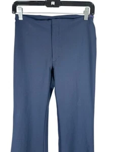 Y2K Vintage Tark'1 Paris Blue Mid Rise Stretch Flare Bootcut Leg Pants Size 2 - Picture 1 of 9
