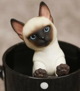 1/8 BJD Doll  Iple Pet Cat Siamese -Free Face Make Up+Body Make UP+Free Eyes - Picture 1 of 12