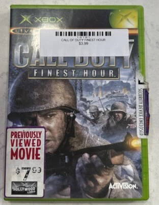 Call of Duty Finest Hour - Original Microsoft Xbox - Complete CIB - Very Good - Image 1 of 4