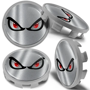 4 x Compatible con Tapacubos Tapacubos Tapacubos Tapacubos 68mm Plata - Imagen 1 de 5