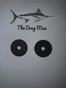 CARBONTEX CARBON DRAG WASHERS PENN CONQUER 2000 SPINNING - Foto 1 di 3