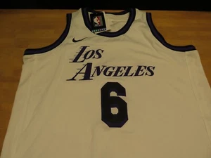 Boys Los Angeles Lakers Nike City Edition Jersey #6 LeBron James Youth Size - Picture 1 of 7
