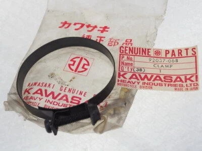 Abrazadera purificadora de aire MC1 KD80 KM100 G5 KE100 KX250 KX400 Kawasaki 92037-068 GENUINA Foto 1 de 3