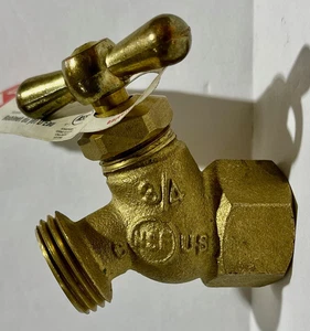 Manguera roscada hembra Mueller B&K Industries latón 3/4" 102-404HC FIP - Imagen 1 de 3