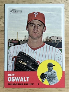 Roy Oswalt SP 2012 Topps Heritage #478 - Imagen 1 de 2