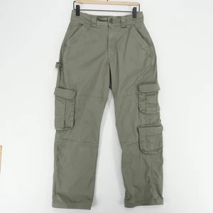 Abercrombie & Fitch Cargo Pants Womens 4 Green Curve Love Utility Pockets Casual - Picture 1 of 13