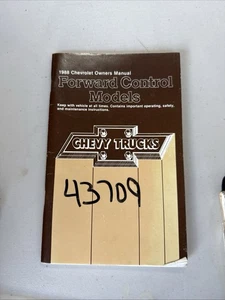 1988 Chevrolet Forward Control Models Truck Owner’s Manual OEM Factory Guide - Picture 1 of 3