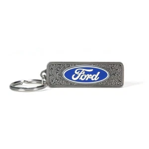 Ford Oval Enamel Key Tag Chain SpecCast 09121 - Picture 1 of 3