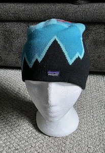 De colección Patagonia Sombrero Gorra Gorro Verde Azulado Fitz Roy Calavera Gorra Mezcla Lana Talla Única - Imagen 1 de 3