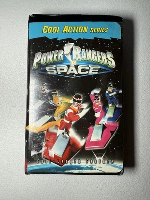 Saban’s Power Rangers in Space VHS 2002 Video Tape Black Clamshell - Image 1 of 4