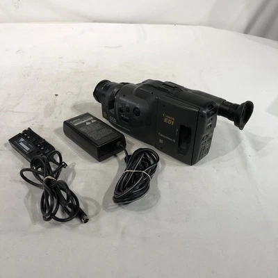 Canon E51A Black Canovision 8mm 8x Zoom Video Camera & Recorder Untested - Image 1 of 4