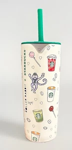 Starbucks Limited Edition Roller Rabbit Cold Beverage Stainless Steel - Picture 1 of 6