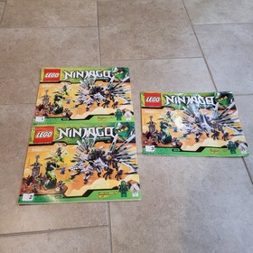 LEGO Ninjago Epic Dragon Battle 9450 Instructions ONLY All Three Manuals