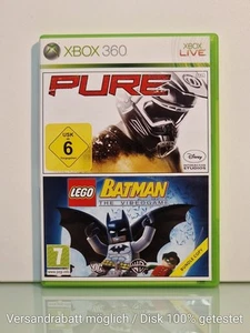 Pure & Lego Batman Bundle Copy Zustand sehr gut CIB OVP Microsoft Xbox360 2009 - Picture 1 of 5