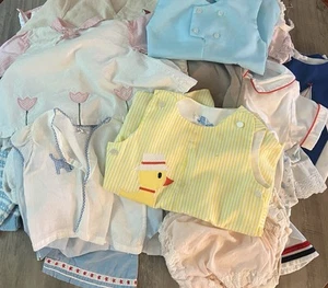 Carters Healthtex Fawn Penneys + 40 Infant Baby Boy & Girl Vintage Clothes 1960s - Picture 1 of 9