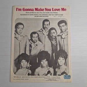 Partituras Diana Ross and The Supremes - I'm Gonna Make You Love Me 1969 OZ - Imagen 1 de 1