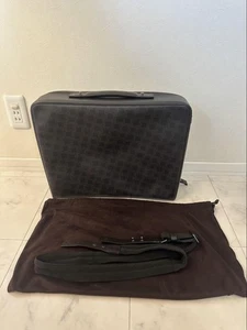 Dunhill D-EIGHT Marrón PVC Cuero Bolso de Negocios Maletín Cremallera Alreded... - Imagen 1 de 24