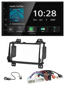 Kenwood Bluetooth MP3 DAB USB 2DIN Autoradio für Hyundai H1 08-15 Aux-Eing. USB - Bild 1 von 10