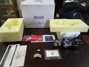 Franklin Mint Harley Davidson Heritage softail classic diecast with box - Picture 1 of 9