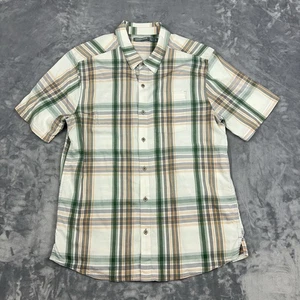 Camisa Icebreaker Merino Para Hombre Talla L Multicolor A Cuadros Manga Corta Abotonada - Imagen 1 de 8