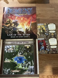 Descent 2. Edition - Lair of the Wyrm Erweiterung - ohne Box & ohne Figuren! - Bild 1 von 5