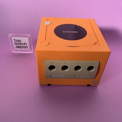 Nintendo GameCube GC Orange Console Only Japan Used NTSC-J - Image 1 of 4