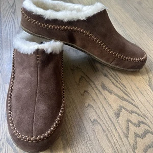 Sorel Falcon Ridge II 1869741-256 Slipper Men's US 13 Brown Suede Mule EUC Cozy - Picture 1 of 4