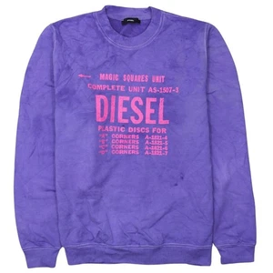 Vintage DIESEL PURPLE SWEATSHIRT MENS XL - Picture 1 of 2