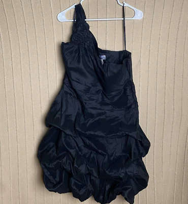 Маскарад платье женщины черный текстурированный выпускного вечера WhimsiGoth темно эстетичный размер 24/25 - Изображение 1 из 4