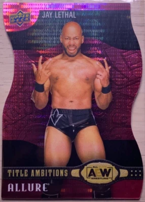 Jay Lethal 2022 Upper Deck AEW Allure Title Ambitions Pink /100 #TA-33 - Image 1 of 2