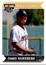 2013 Bowling Green Hot Rods Grandstand #25 Jared Sandberg Manager Baseball Card