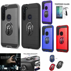 Phone Case For Moto G Stylus / G Stylus 2020 Case Brush Dual-Layered Cover - Picture 1 of 10