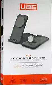 Urban Armor Gear UAG SRGE 3-in-1 Travel/Desktop Charger + Case NIB - Picture 1 of 5
