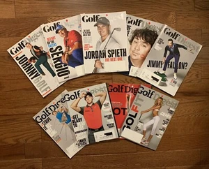 2014 Golf Digest Magazines - Lot of 9 - Picture 1 of 1