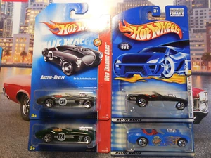 Hot Wheels AUSTIN HEALEY LOT 4 FIRST EDITIONS WEB TRADING CARS FACTORY SEALED ST - Picture 1 of 10