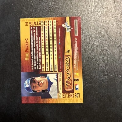Cns 1997 Pinnacle #103 Mike Piazza, Los Angeles Dodgers - Image 1 of 2